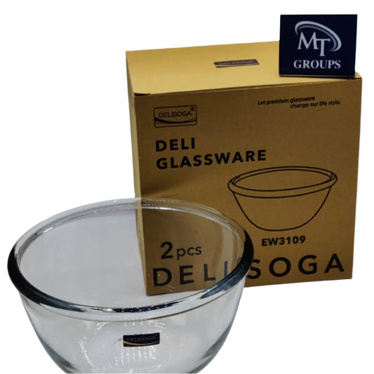 Deli Glassware Bowl 2pcs