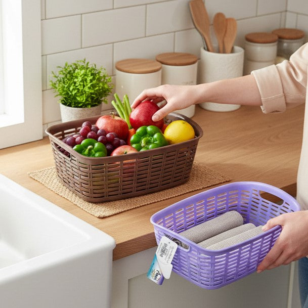 Aroni Household 3 in 1 Elegant Fruit and Vegetable Basket Set