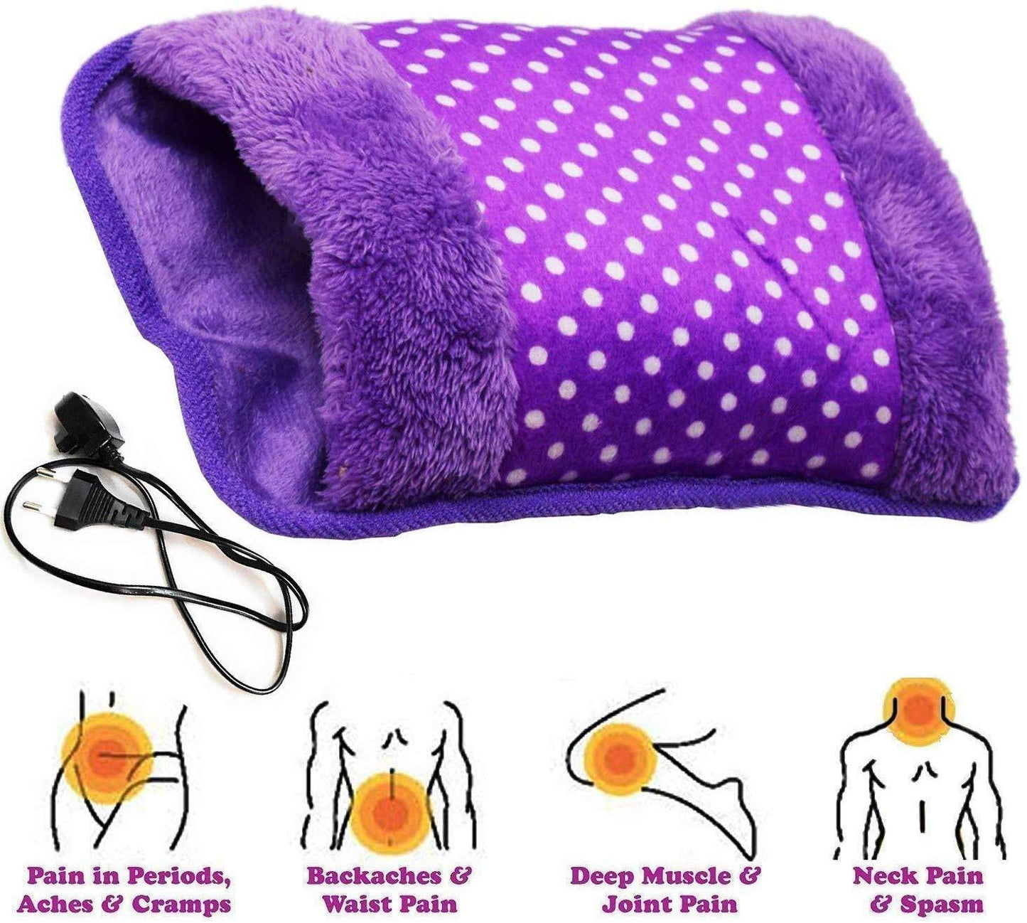 Electric Hot Water Bottle Hand Warmer Winter Heater Bag