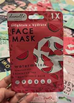 Danielle Creations Brighten + Hydrate Face Mask Watermelon