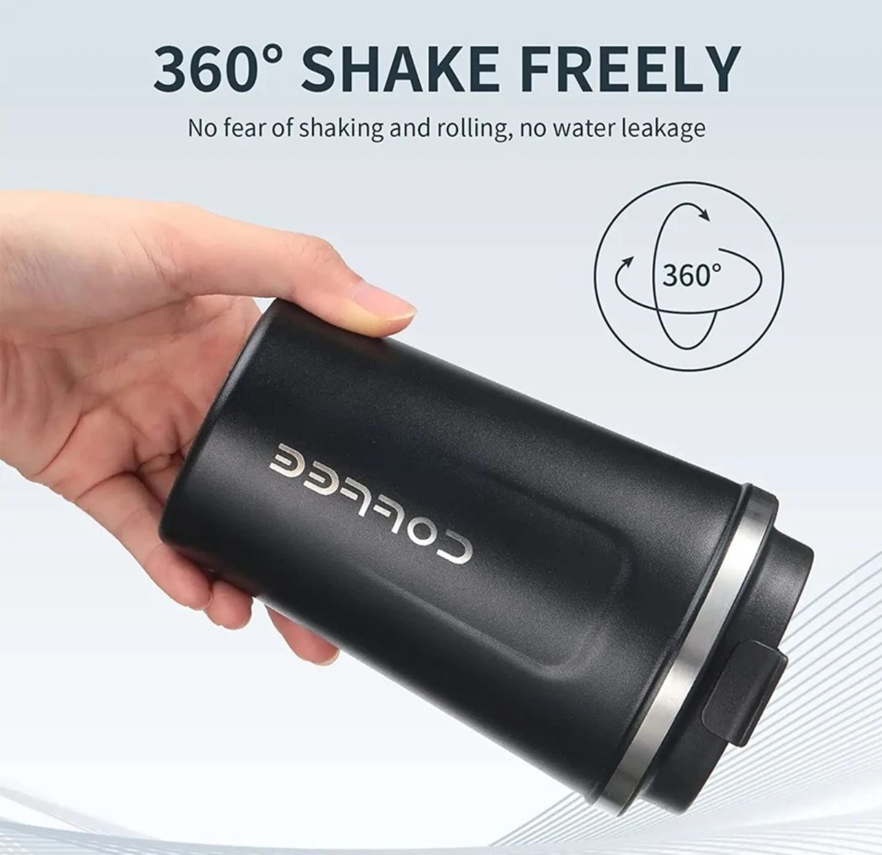 Sleek Stainless Steel Coffee Mug – Insulated Travel Cup for Hot & Cold Drinks