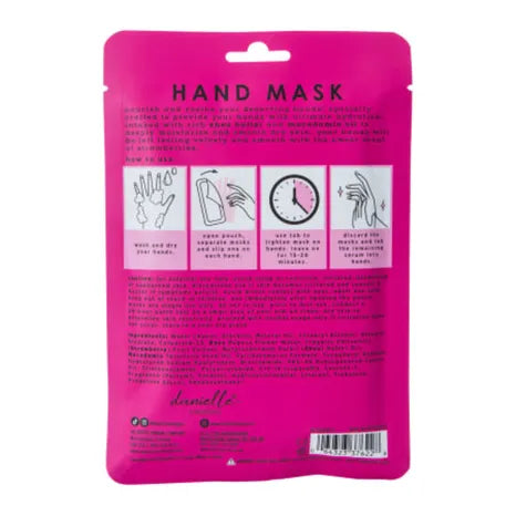 Danielle Creations Moisture Hand Masks, Strawberry (1.13 oz)